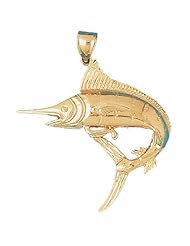 CleverEves 14K Gold Pendant Marlin 9.7 - Gram(s)