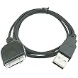 Skque Black USB Data Cable For Sandisk Sansa [Electronics]