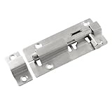 uxcell バレルボルト　ステンレススチール　シルバートーン　　セキュリティロック　7.5cm径　4mm穴径