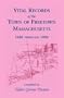 Freetown, Massachusetts, Vital Records, 1686-1890