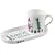 Ciroa I Love You Santa 2 Piece Mug and Plate Gift Set