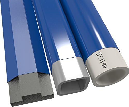 PipeSleeve S012PSV-BL-10 Heat Shrink-To-Fit Tube Covering, 1-1/4" Diameter, 10-Feet Long, Blue