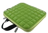 41fVEdevurL. SL160  Toshiba Mini NB205 N210 10.1 Inch Memory Foam Netbook Laptop Sleeve Slipcase   Green Faux Leather