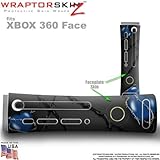 Barbwire Hearts Blue Skin by WraptorSkinz TM fits Original XBOX 360 Factory ....
