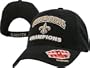 New Orleans Saints Commemorative Super Bowl Champs Black Adjustable Hat