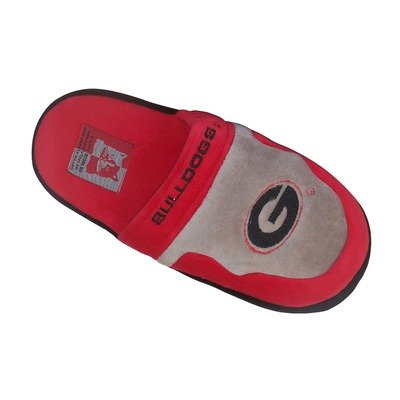Georgia Bulldogs Scuff Slipper Size: 6-7.5, Color: Red / Grey