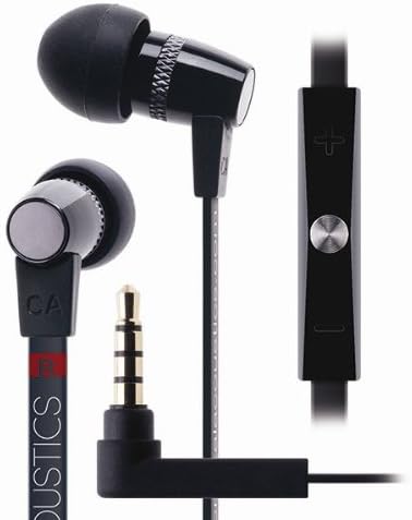 Crystal Acoustics I-40-EN Headphones with Triple remote control button compatible with i-phone, i-pod and most smartphones (volume keys compatible only with i-phone, i-pod)