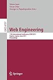 Web engineering : 11th International Conference, ICWE 2011, Paphos, Cyprus, June 20-24, 2011