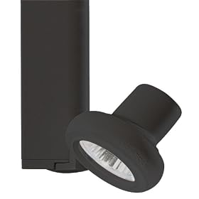 Lightolier Soft-Tech Black MR-16 Bullet Track Light by Lightolier
