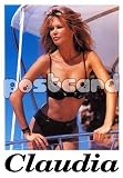 Claudia Schiffer~ Claudia Schiffer Postcard~ Rare Postcard!!~ Approx 4