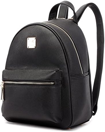 MCHY Ladies' Mini Shoulder Bag Casual Small Backpack Handbag Travel Bag Large Black