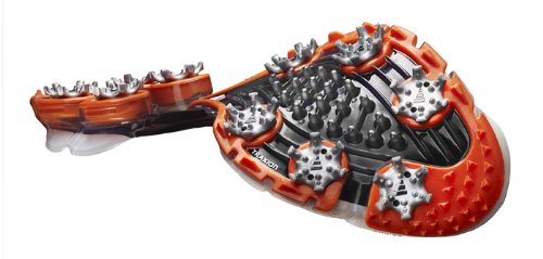 Adidas Tour 360 ATV Golf Shoes (UK 8.5, White/Orange)