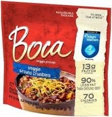 Boca Burgers: Meatless Ground Crumbles 12 Oz (12 Pack)