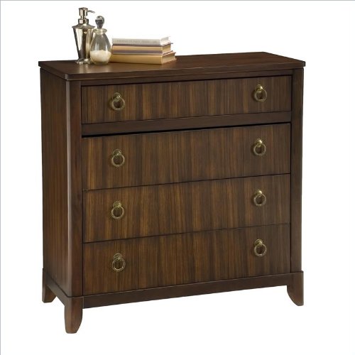 Home Styles 5540-41 Paris Four Drawer Chest, Mahogany Finish