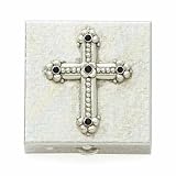 Cross Embellished Petite Pill Box