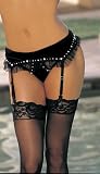 Women's G-Belt String Velvet Rhinestones
