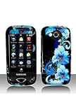 Samsung U820 Reality Graphic Case - Blue Flower