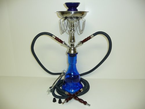 Ultra Premium Beamer 2 Hose Hookah Nargila Pipe, 5 Boxes of Beamer Ultra Premium Hookah Molasses Flavors, 100 Charcoals, Beamer Card and Accessories
