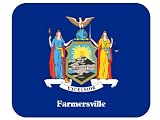 US State Flag - Farmersville, New York (NY) Mouse Pad