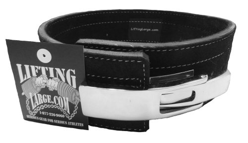 Powerlifting Belt with Lever Buckle - Weightlifting - Crossfit (XL 37-45 inch waist)