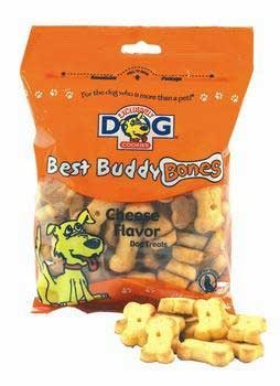 More image 2PK Buddy Bones Cheese Flavor 5.5 Oz (Catalog Category: Dog / Dog Treats)