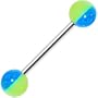 Funky GLOW in the DARK Barbell Tongue Ring