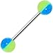 Funky Glow In The Dark Barbell Tongue Ring