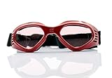 Pet Leso Pet Dog Goggles Stylish Doggie Puppy Sunglasses Windproof And Snow Protection - Red