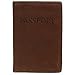 Saddler Leather Passport Cover/Holder - Brown