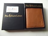 41fVipUGXyL. SL160  Mens Polo Ralph Lauren Bifold Window Wallet (Cognac)