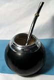 ARGENTINA MATE GOURD YERBA TEA WITH STRAW BOMBILLA 0058
