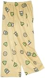 Life is Good Girls Heart Owl Collage Sleep Pant, Lemonade, Large
