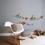 (20x28) Andree Prigent Submarine Wall Stickers