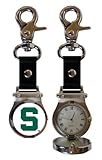 Michigan State Spartans Photodome Clip-On Watch - NCAA College Athletics - Fan Shop Merchandise
