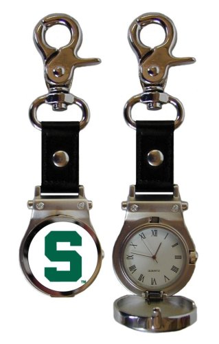 Michigan State Spartans Photodome Clip-On Watch - NCAA College Athletics - Fan Shop Merchandise