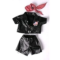 Biker Outfit fits most Webkinz, Shining Star and 8 - 10 Make Your Own Stuffed Animals