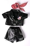 Easy Rider Biker Outfit Teddy Bear Clothes Fit 14" - 18" Build-a-bear, Vermont Teddy Bears, and Make Your Own Stuffed Animals