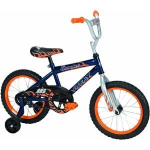 Huffy Boy's Pro Thunder Bike (Blue Ribbon/Trophy Silver, Medium/16-Inch)
