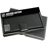 Detroit Red Wings Leather Checkbook Holder With Metal Logo