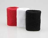 HOTER Sportline Wrist Band, Terry Cloth Wristband, Sweat Band, Sweatband (Price for SINGLE PIECE)