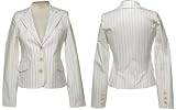 RAMPAGE Stretch Cotton Striped Blazer