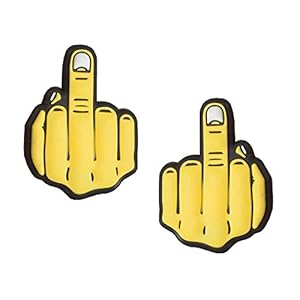 Middle Finger Tennis Vibration Dampener 2 Pack by Tennis Expressions