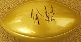 Taylor Jacobs (Florida Gators) autographed NFL full size replica gold football
