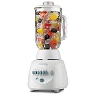 Black and Decker BL10450H Crush Master 10-Speed Blender with 42-Ounce Glass Jar, White