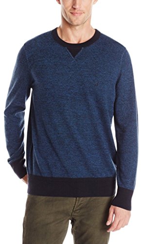 Nautica Men's Twisted Sweatshirt Crewneck Sweater