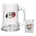 Carolina Hurricanes NHL Boilermaker Set - Primary Logo by Great American Products