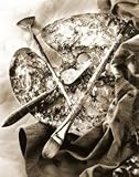 Paint Palette (sepia), Photography by John Clemmer, Print