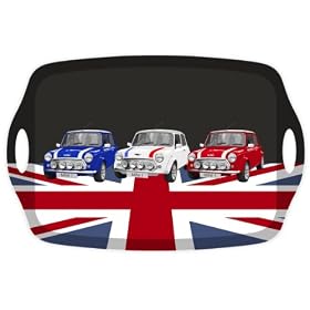 I Style My Home - Mini Car - Plateau � th� avec poign�es (Import Grande Bretagne)