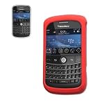 6 Pack of New Fashionable Perfect Fit Soft Silicon Gel Protector Skin Cover (Faceplate/Snap On) Rubber Cell Phone Case with Screen Protector for RIM Blackberry Tour 9630 Sprint Verizon - RED
