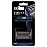 Braun 32S Shaver Head Replacement Foil & Cutter Cassette Series 3 (Silver)